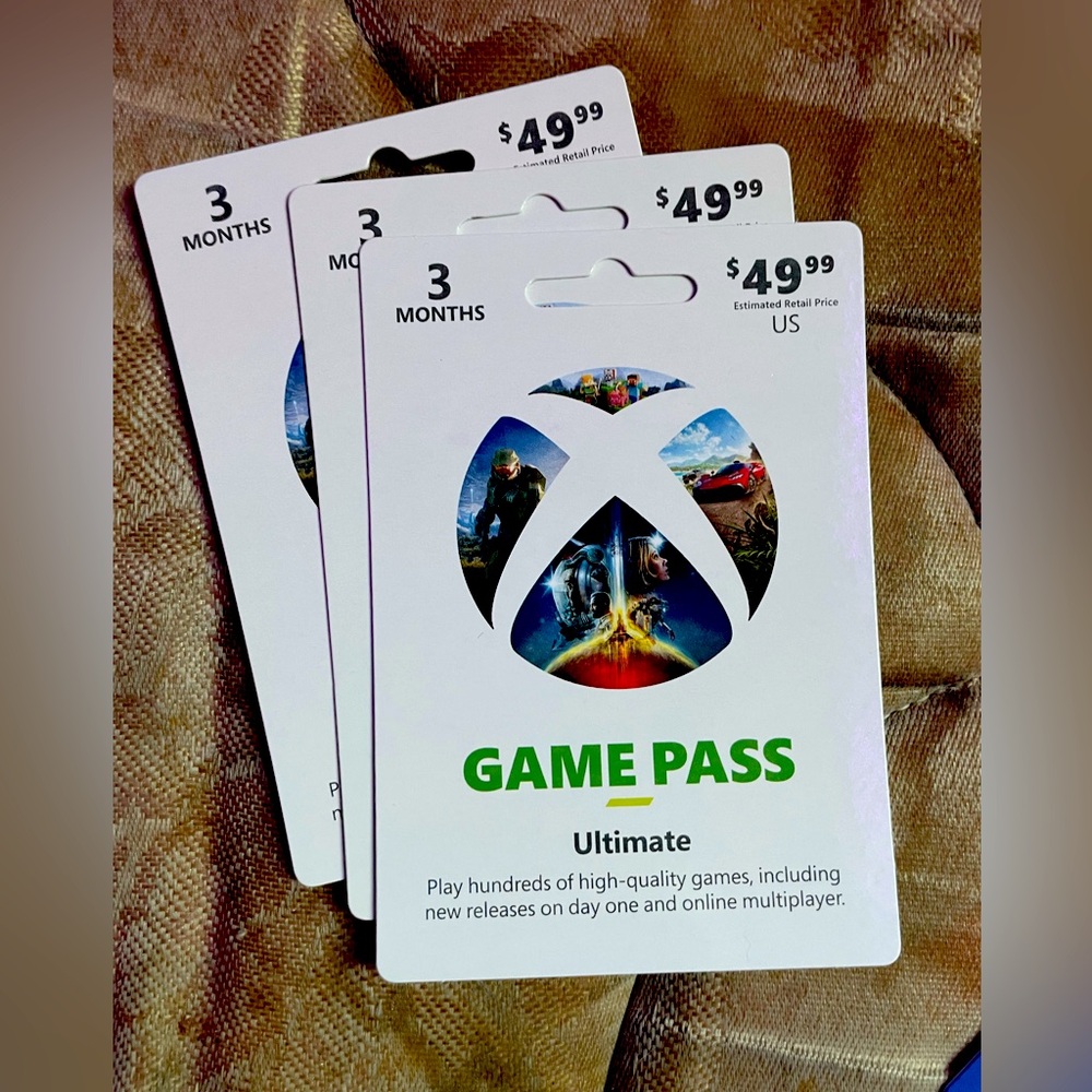$50 Xbox game pass